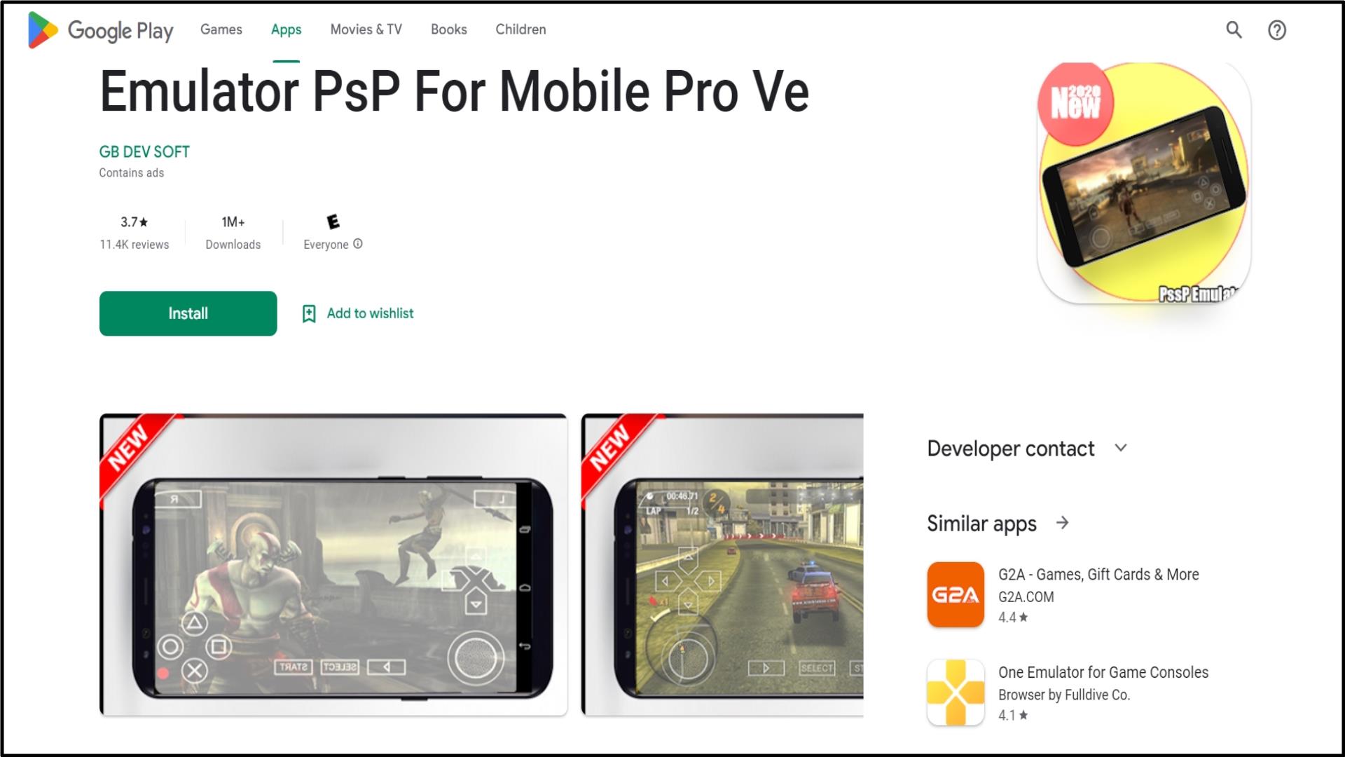 #9 - Emulator PsP For Mobile Pro Version
